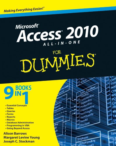 Book Cover Access 2010 All-in-One For Dummies