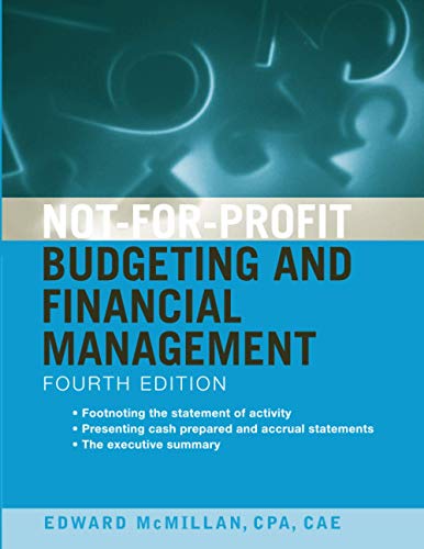 Book Cover Not-for-Profit Budgeting and Financial Management,Fourth Edition