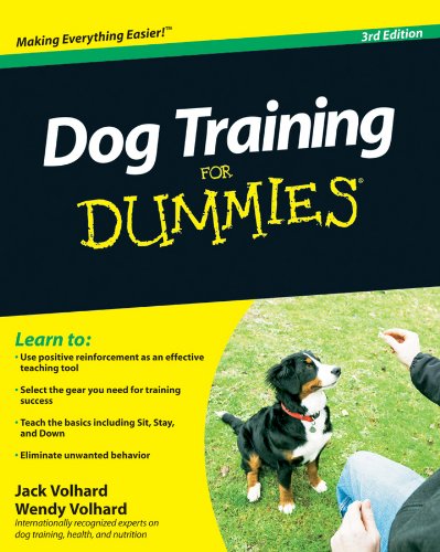 Book Cover Dog Training For Dummies