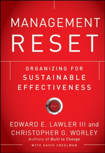 Book Cover Management Reset: Organizing for Sustainable Effectiveness