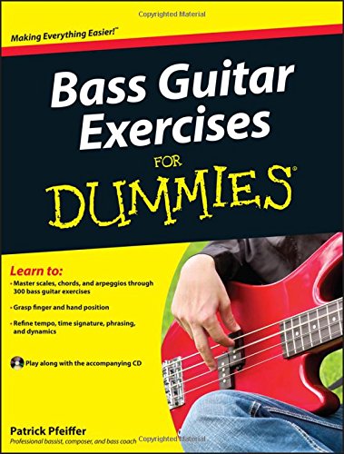 Book Cover Bass Guitar Exercises For Dummies