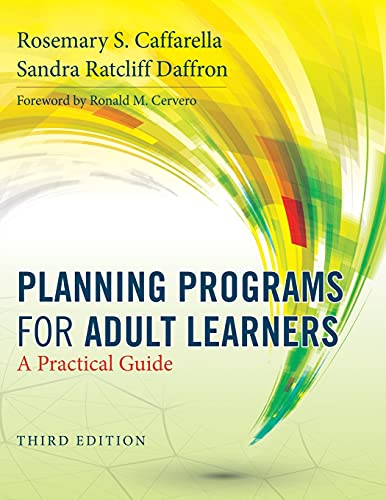 Book Cover Planning Programs for Adult Learners: A Practical Guide