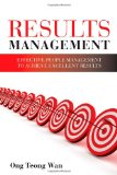 Results Management: Effective People Management to Achieve Excellent Results: Achieving Results Through and with People