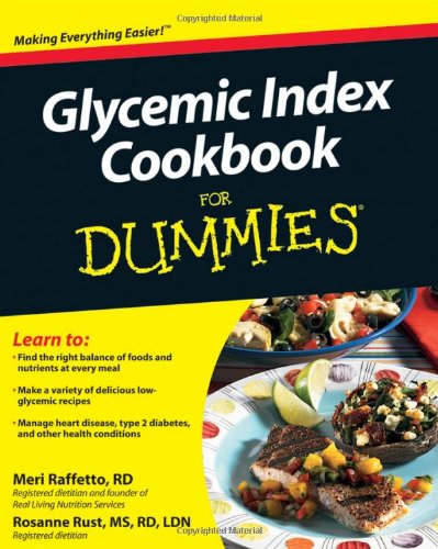 Book Cover Glycemic Index Cookbook For Dummies