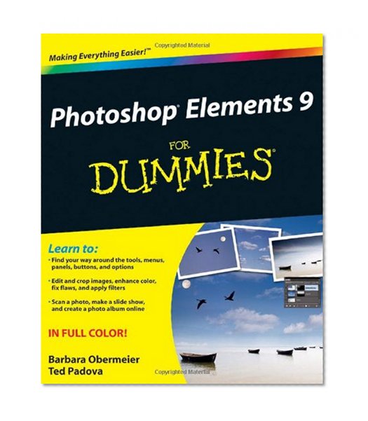 Book Cover Photoshop Elements 9 For Dummies