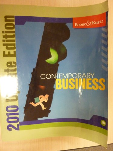 Contemporary Business 2010 Update Custom 13th Edition