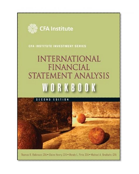 International Financial Statement Analysis Workbook
