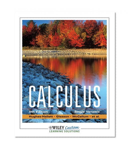 Single Variable Calculus