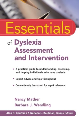 Book Cover Essentials of Dyslexia Assessment and Intervention