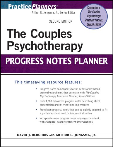 Book Cover The Couples Psychotherapy Progress Notes Planner
