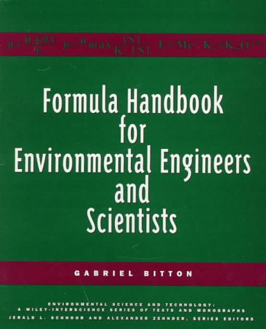 Formula Handbook for Environmental Engineers and Scientists