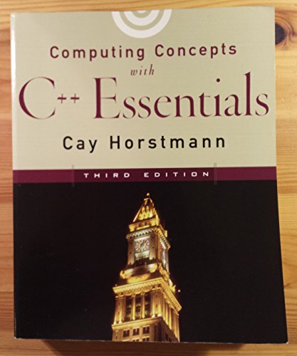 Computing Concepts with C++ Essentials