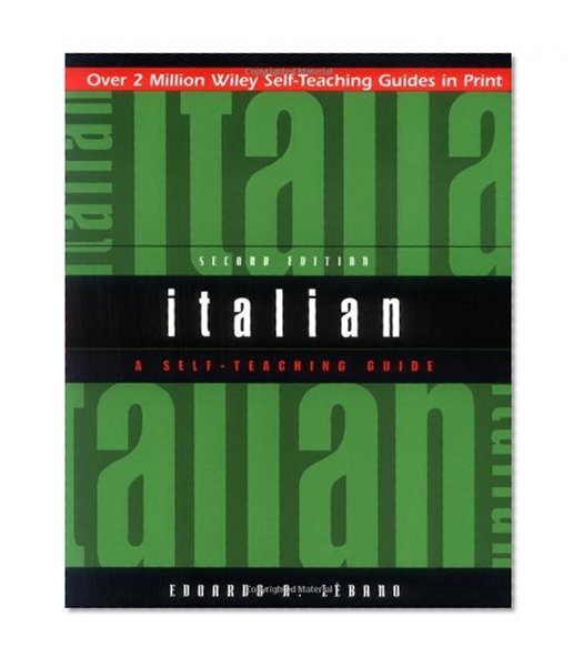Book Cover Italian: A Self-Teaching Guide, 2nd Edition