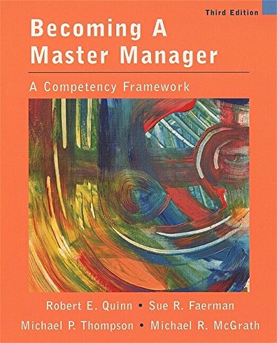 Becoming A Master Manager: A Competency Framework