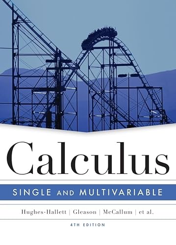 Calculus: Single and Multivariable