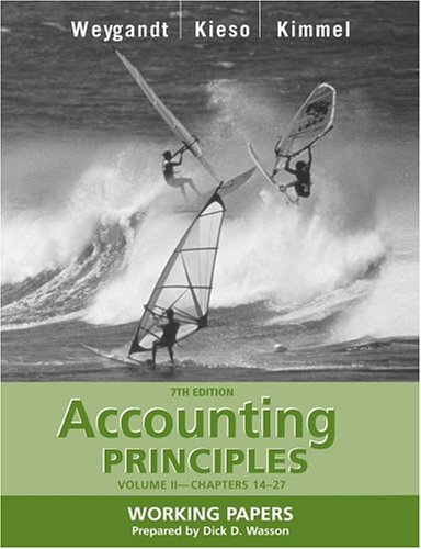 Accounting Principles, with PepsiCo Annual Report, Working Papers, Volume II