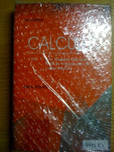 Book Cover Calculus, Volume 1