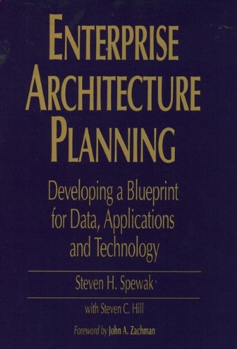 Book Cover Enterprise Architecture Planning: Developing a Blueprint for Data, Applications, and Technology