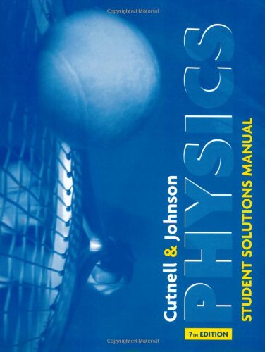 Physics: Student Solutions Manual, 7th Edition