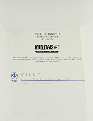Meet Minitab Release 14 for Windows: Minitab Statistical Software (CD-ROM)