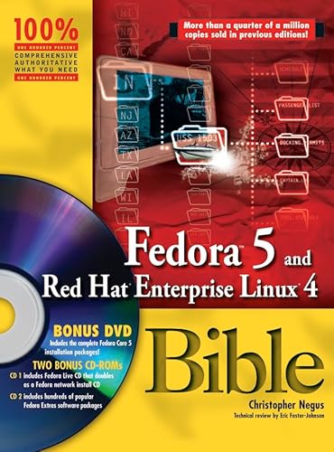 Fedora 5 and Red Hat Enterprise Linux 4 Bible