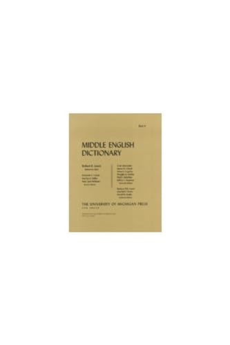 Middle English Dictionary (Volume G.3)