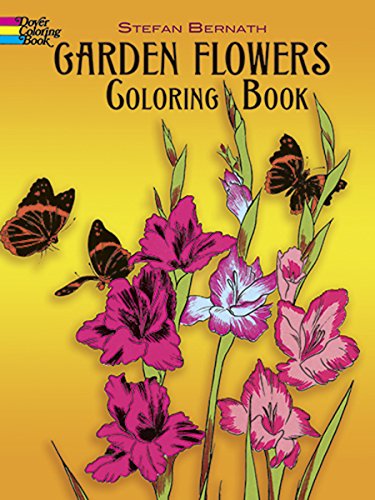 Book Cover Garden Flowers Coloring Book (Dover Flower Coloring Books)