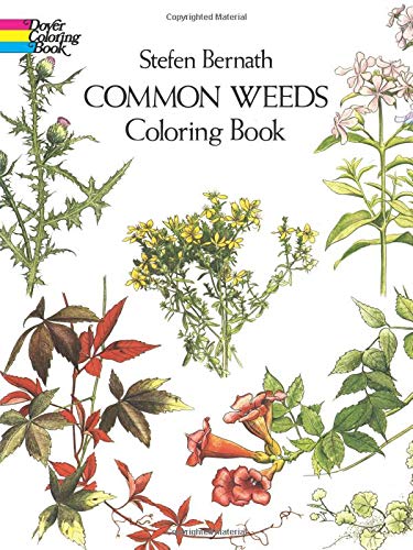 Book Cover Common Weeds: Coloring Book