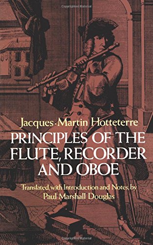 Book Cover Principles of the Flute, Recorder and Oboe (Principes De La Flute) (Dover Books on Music)