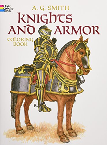 Book Cover Knights and Armor Coloring Book (Dover Fashion Coloring Book)