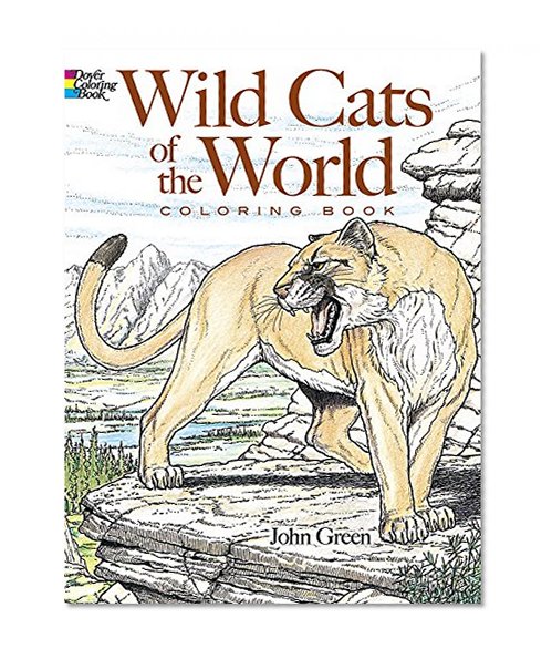 Book Cover Wild Cats of the World Coloring Book (Dover Nature Coloring Book)