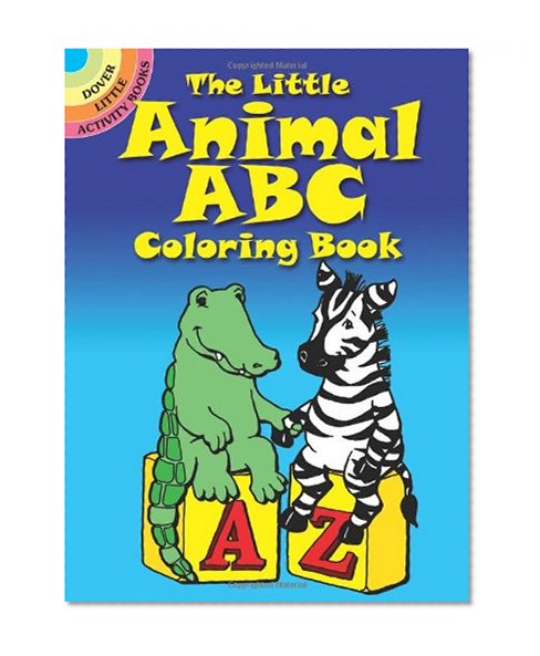Book Cover The Little Animal ABC Coloring Book (Dover Little Activity Books)