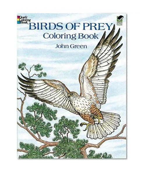 Book Cover Birds of Prey Coloring Book