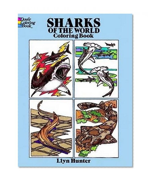 Book Cover Sharks of the World Coloring Book (Dover Nature Coloring Book)