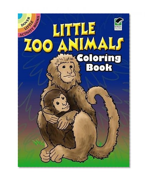 Book Cover Little Zoo Animals Coloring Book (Dover Little Activity Books)