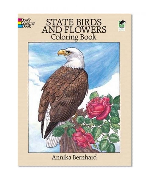 Book Cover State Birds and Flowers Coloring Book
