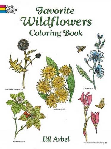Book Cover Favorite Wildflowers Coloring Book (Dover Nature Coloring Book)