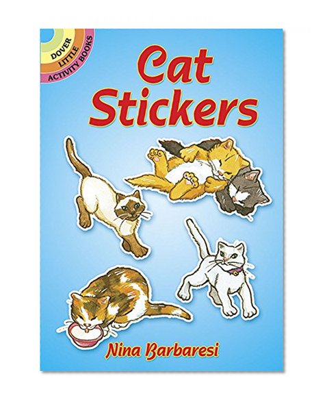 Book Cover Cat Stickers (Dover Little Activity Books Stickers)