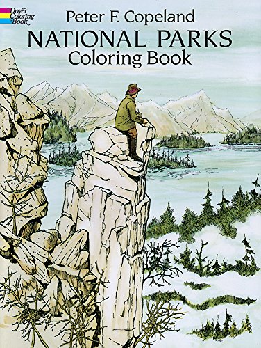 Book Cover National Parks Coloring Book (Dover Nature Coloring Book)