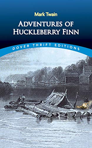Book Cover Adventures of Huckleberry Finn (Dover Thrift Editions)
