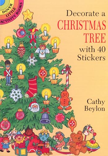 Book Cover Decorate a Christmas Tree with 40 Stickers