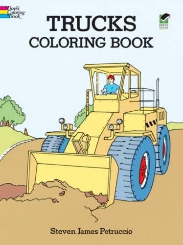 Book Cover Trucks Coloring Book (Dover Design Coloring Books)