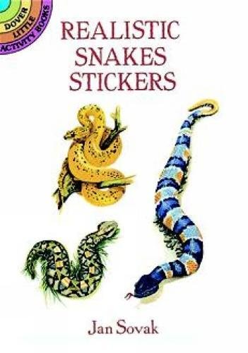 Book Cover Realistic Snakes Stickers (Dover Little Activity Books Stickers)