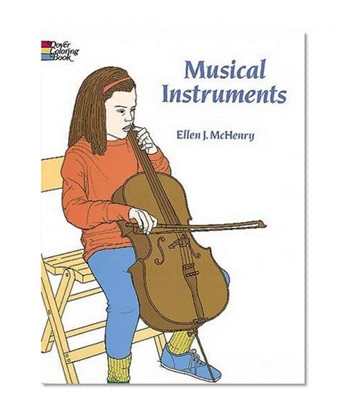 Book Cover Musical Instruments Coloring Book (Dover Design Coloring Books)