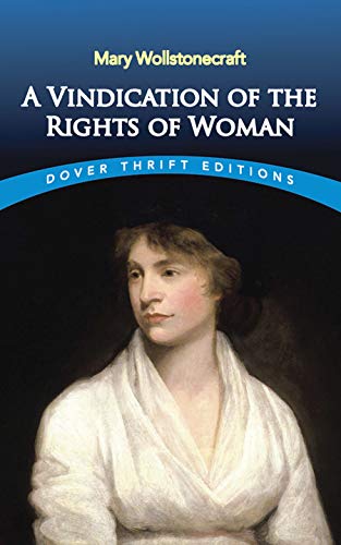 Book Cover A Vindication of the Rights of Woman (Dover Thrift Editions)