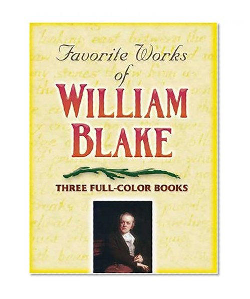 Book Cover Favorite Works of William Blake: Three Full-Color Books (Dover Thrift)