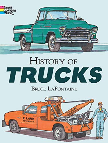 Book Cover History of Trucks (Dover History Coloring Book)