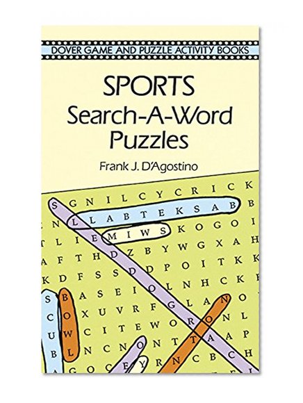 Book Cover Sports Search-a-Word Puzzles (Dover Children's Activity Books)