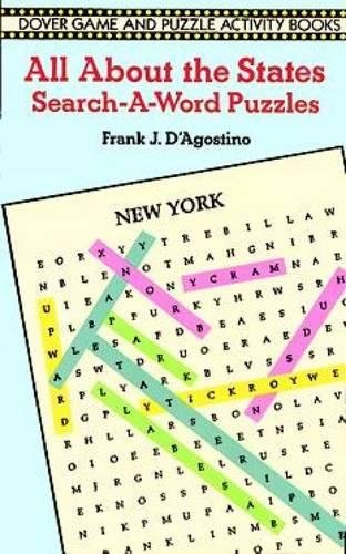Book Cover All About the States: Search-a-Word Puzzles
