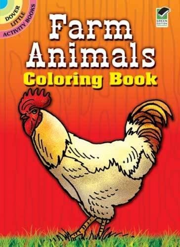 Book Cover Farm Animals Coloring Book (Dover Little Activity Books)
